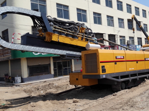 首台徐工XZ286PLUS水(shuǐ)平定向鑽機初戰(zhan)告捷