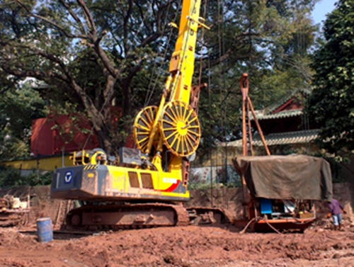 新建(jian)南粵先(xiān)賢館一(yī)期主體(ti)場館工(gōng)程